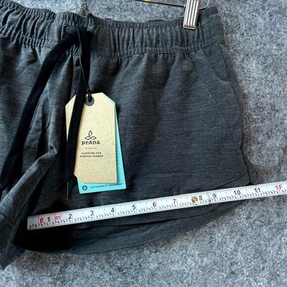 prAna Mariya Hybrid Swim Shorts Womens XS Grey Organic Recycled Quick Dry Hike - Picture 8 of 11